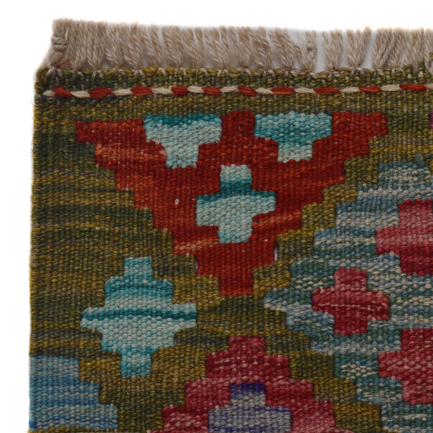 Short Kilim Runner 2' 9" x 8' 2" ft / 83 x 250 cm - No. P36410