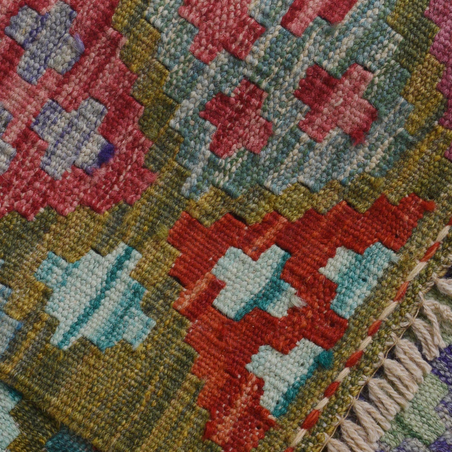 Short Kilim Runner 2' 9" x 8' 2" ft / 83 x 250 cm - No. P36410