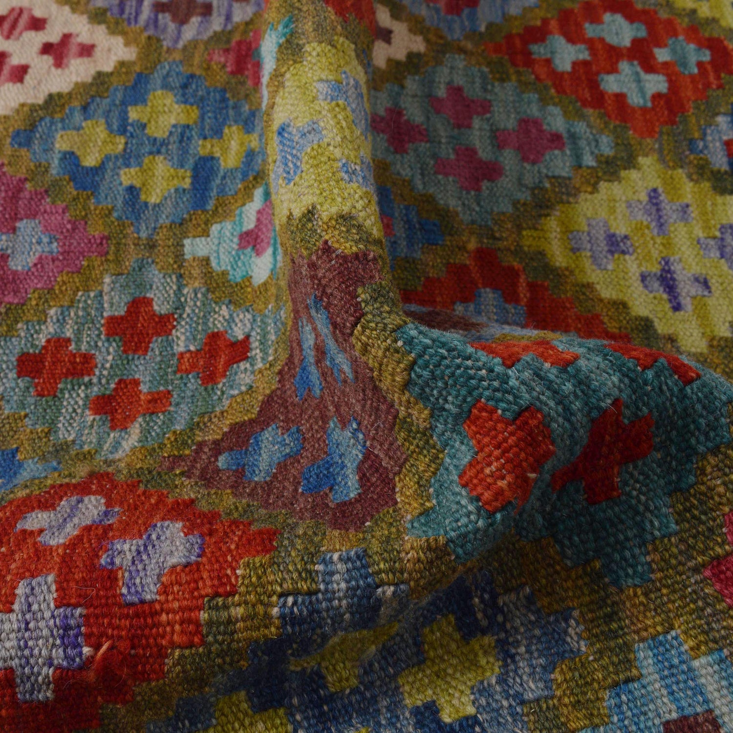 Short Kilim Runner 2' 9" x 8' 2" ft / 83 x 250 cm - No. P36410