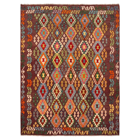 Handmade Vegetable Kilim 5' 10" x 8' 0" ft / 179 x 243 cm - No. P36425