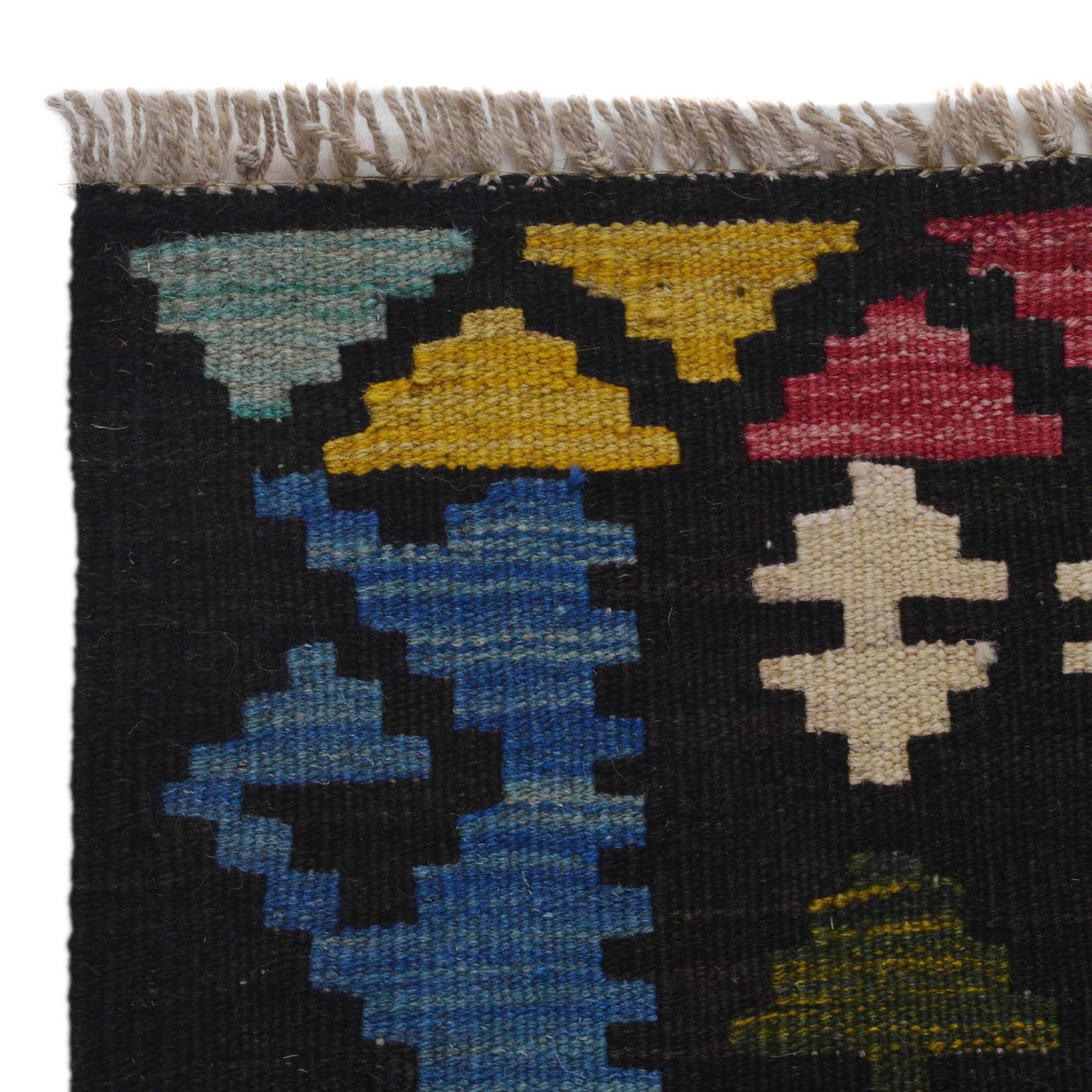 Handmade Vegetable Kilim 5' 2" x 6' 9" ft / 157 x 206 cm - No. P36437