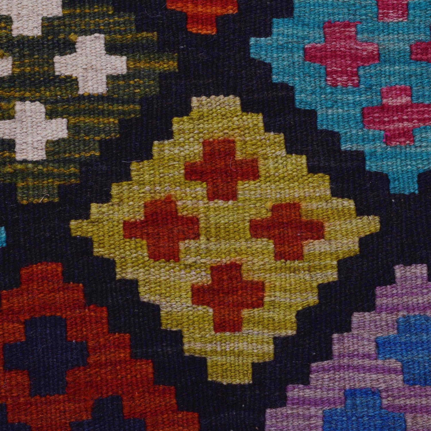 Handmade Vegetable Kilim 5' 2" x 6' 9" ft / 157 x 206 cm - No. P36437