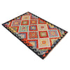 Handmade Afghan Vegetable Kilim 2' 9" x 4' 3" ft / 84 x 130 cm - No. P36448