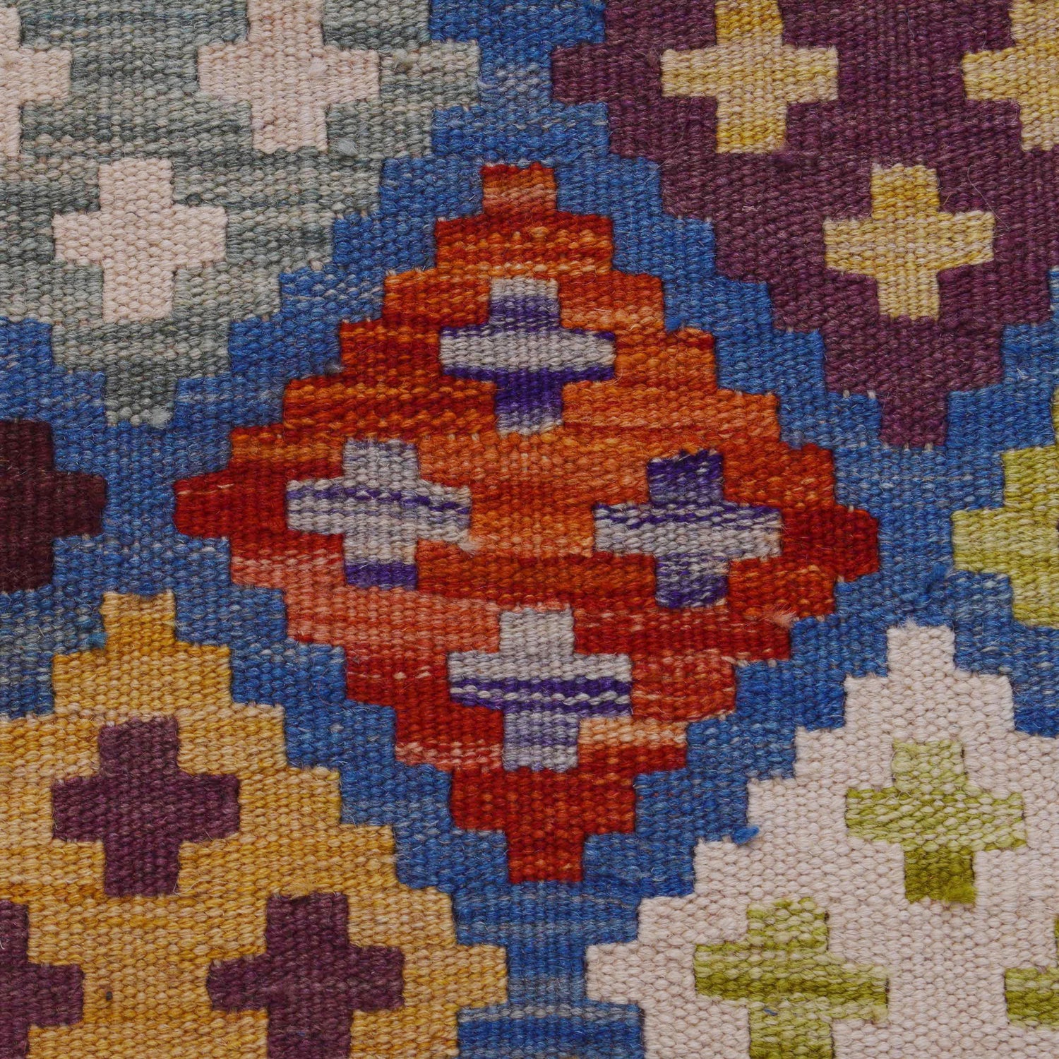 Hand Made Afghan Kilim 2' 7" x 4' 0" ft / 80 x 121 cm - No. P36449
