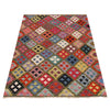 Multi Color ful Flat-Weave Wool Kilim 3' 3" x 4' 10" ft / 100 x 147 cm - No. P36450