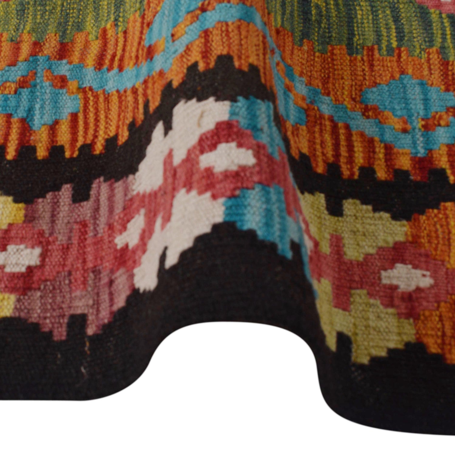 Handmade Vegetable Kilim 3' 3" x 5' 3" ft / 99 x 161 cm - No. P36461