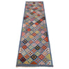 Long Chobi Kilim Runner 2' 7" x 9' 8" ft / 79 x 295 cm - No. P36465