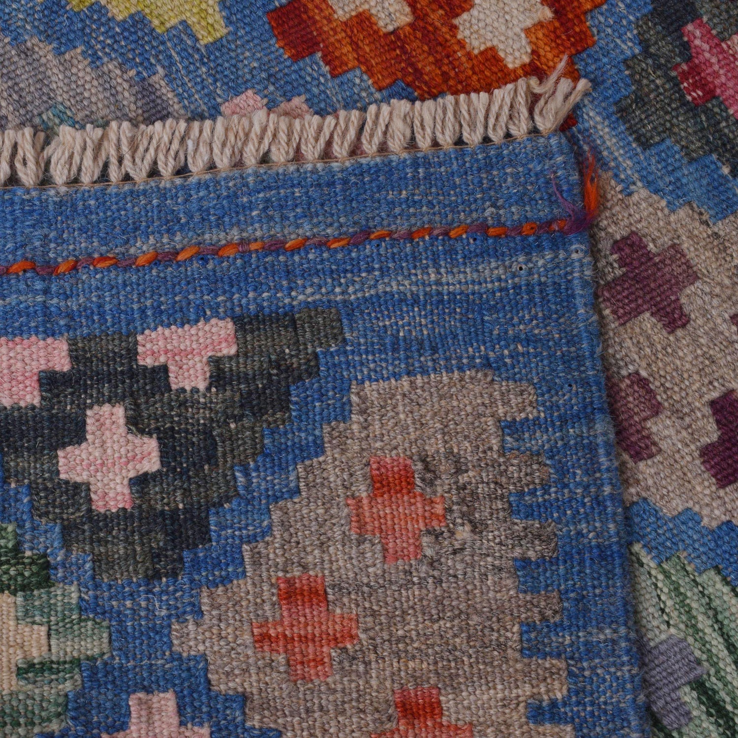 Long Chobi Kilim Runner 2' 7" x 9' 8" ft / 79 x 295 cm - No. P36465