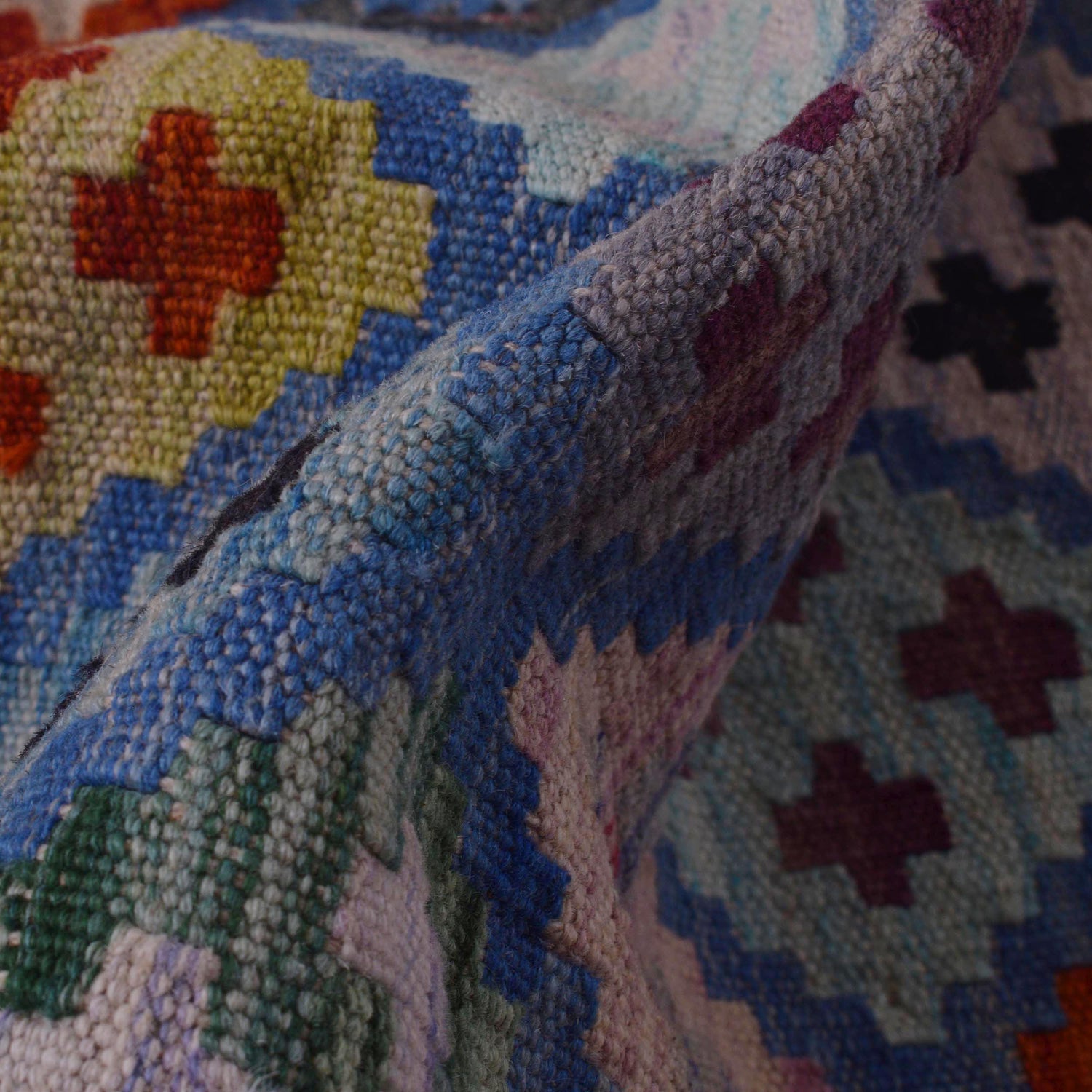 Long Chobi Kilim Runner 2' 7" x 9' 8" ft / 79 x 295 cm - No. P36465