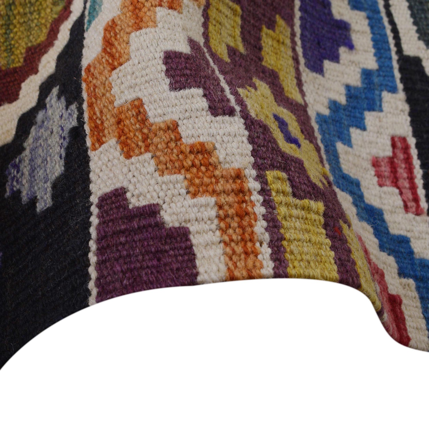 Hand Knotted Afghan Style Kilim 8' 1" x 11' 4" ft / 246 x 345 cm - No. P36471