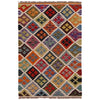 Hand Knotted Afghan Style Kilim 2' 1" x 3' 2" ft / 63 x 96 cm - No. P36477