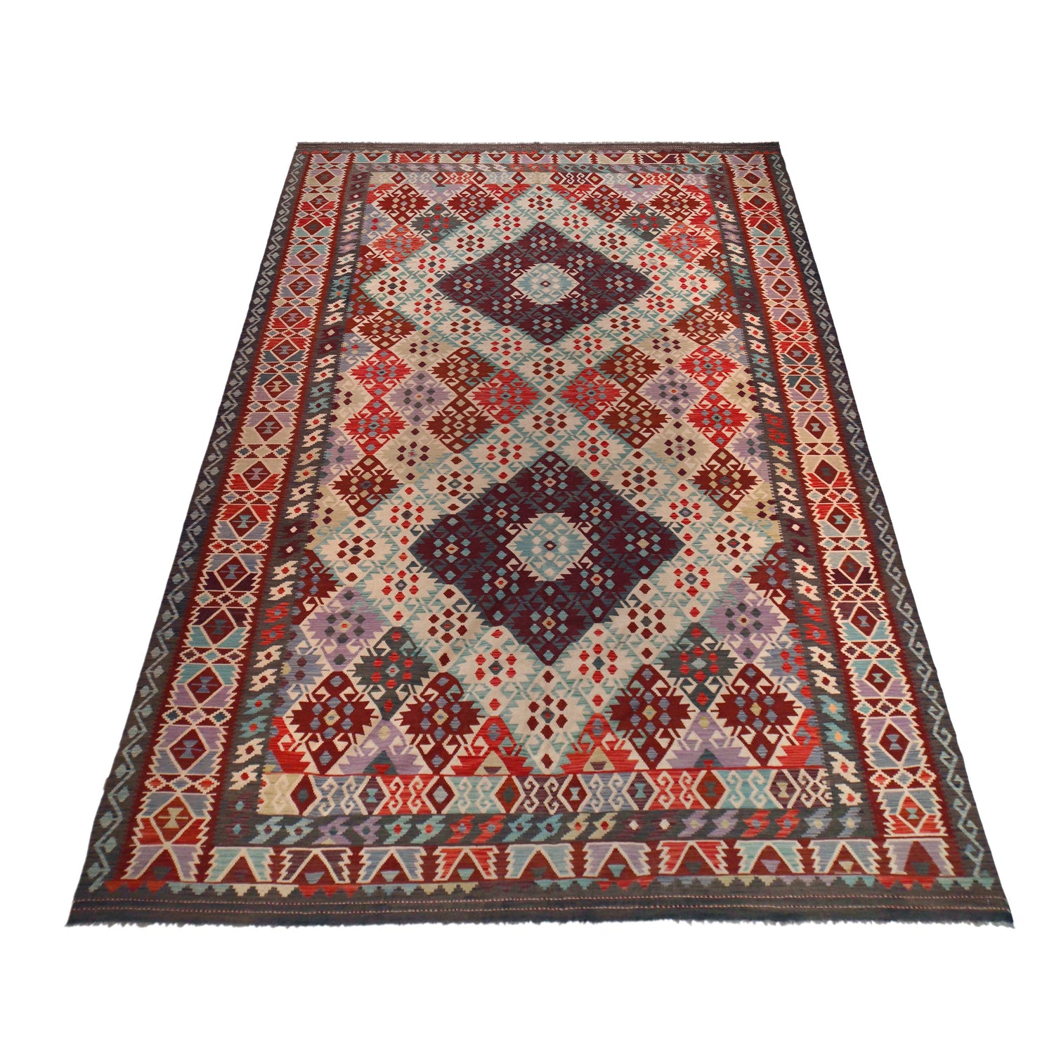 Large Size Chobi Kilim 10' 0" x 16' 1" ft / 306 x 490 cm - No. P36489