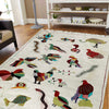Pakistani Embroidery Kilim 4' 0" x 6' 4" ft / 122 x 192 cm - No. P36867