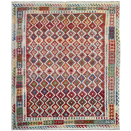 Handmade Vegetable Kilim 9' 7" x 12' 11" ft / 292 x 393 cm - No. P36875