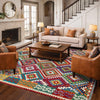 Hand Knotted Afghan Style Kilim 8' 5" x 10' 1" ft / 256 x 308 cm - No. P36881