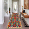 Hand Made Afghan Kilim Runner 2' 9" x 9' 5" ft / 84 x 287 cm - No. P36972