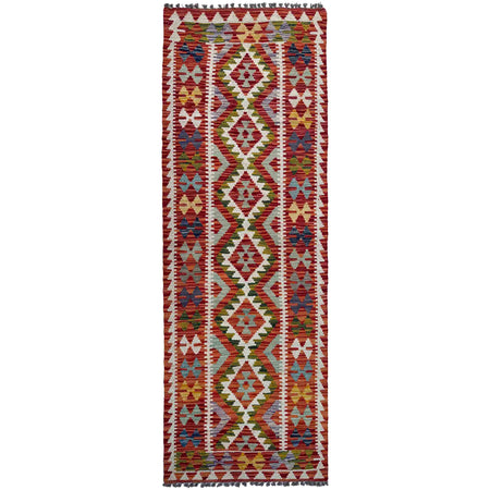 Short Chobi Kilim Runner 2' 4" x 6' 11" ft / 72 x 210 cm - No. P36994