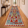 Handmade Vegetable Kelim Runner 2' 6" x 9' 4" ft / 77 x 284 cm - No. P37007