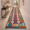 Handmade Vegetable Kilim Runner 2' 7" x 9' 9" ft / 80 x 296 cm - No. P37014
