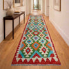 Handmade Vegetable Kilim Runner 2' 9" x 9' 8" ft / 85 x 295 cm - No. P37019