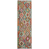 Hand Woven Wool Kelim Runner 2' 9" x 9' 11" ft / 83 x 303 cm - No. P37020