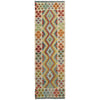 Hand Made Afghan Kilim Runner 2' 7" x 10' 1" ft / 79 x 308 cm - No. P37031