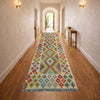Hand Made Afghan Kilim Runner 2' 7" x 10' 1" ft / 79 x 308 cm - No. P37031