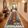 Handmade Vegetable Kelim Runner 2' 7" x 9' 3" ft / 80 x 283 cm - No. P37039