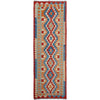 Hand Woven Wool Kelim Runner 2' 7" x 9' 7" ft / 80 x 292 cm - No. P37056
