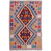 Handmade Vegetable Kelim 2' 7" x 4' 3" ft / 80 x 129 cm - No. P37070