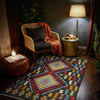 Hand Woven Wool Kelim 2' 7" x 4' 0" ft / 80 x 121 cm - No. P37074
