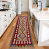 Short Chobi Kilim Runner 2' 5" x 6' 6" ft / 74 x 197 cm - No. P37082