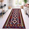 Hand Knotted Afghan Style Kilim Runner 2' 4" x 6' 9" ft / 70 x 207 cm - No. P37088