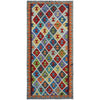 Handmade Turkish Design Wool Kilim Runner 2' 9" x 6' 4" ft / 83 x 194 cm - No. P37090