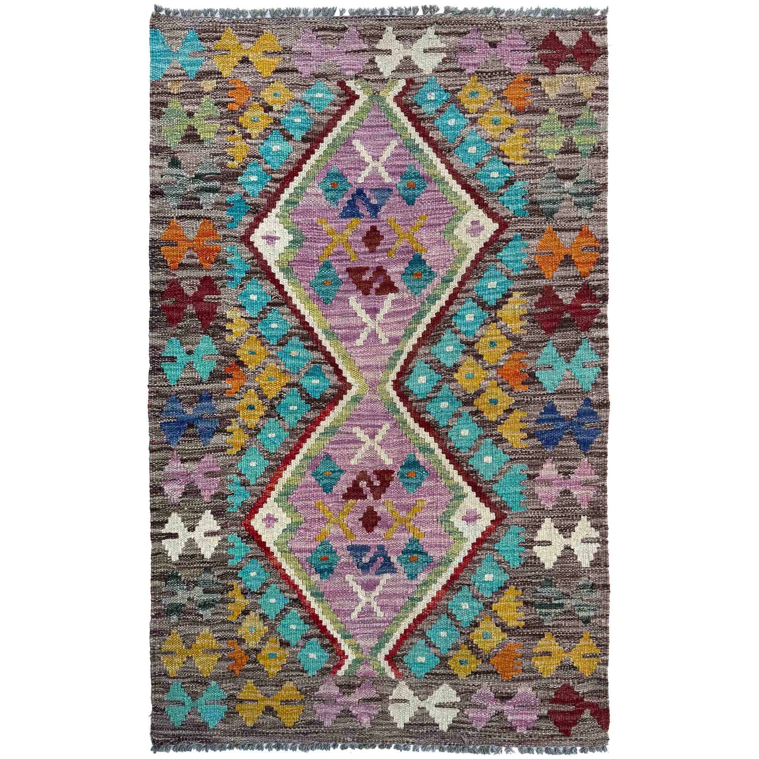 Small Size Chobi Kilim 2' 6" x 4' 1" ft / 77 x 124 cm - No. P37097