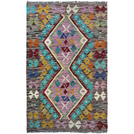 Small Size Chobi Kilim 2' 6" x 4' 1" ft / 77 x 124 cm - No. P37097