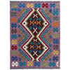 Handmade Afghan Vegetable Kilim 2' 10" x 3' 10" ft / 86 x 118 cm - No. P37099