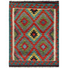 Hand Woven Wool Kelim 2' 10" x 4' 0" ft / 86 x 122 cm - No. P37107