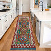 Hand Made Afghan Kilim Runner 2' 4" x 6' 11" ft / 72 x 211 cm - No. P37114