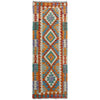 Handmade Vegetable Kilim Runner 2' 5" x 6' 7" ft / 74 x 200 cm - No. P37124
