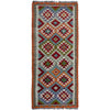 Hand Woven Wool Kelim Runner 2' 6" x 6' 6" ft / 77 x 198 cm - No. P37127