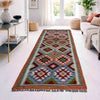 Hand Woven Wool Kelim Runner 2' 6" x 6' 6" ft / 77 x 198 cm - No. P37127