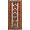 Handmade Turkish Design Wool Kilim Runner 2' 6" x 5' 11" ft / 76 x 181 cm - No. P37129