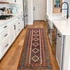 Handmade Turkish Design Wool Kilim Runner 2' 6" x 5' 11" ft / 76 x 181 cm - No. P37129