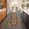 Short Chobi Kilim Runner 2' 5" x 6' 7" ft / 73 x 200 cm - No. P37131