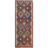 Hand Knotted Flatweave Kilim Runner 2' 5" x 6' 5" ft / 73 x 196 cm - No. P37135