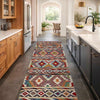 Hand Knotted Flatweave Kilim Runner 2' 9" x 8' 1" ft / 83 x 246 cm - No. P37144