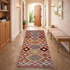 Handmade Afghan Vegetable Kilim Runner 2' 10" x 8' 1" ft / 87 x 246 cm - No. P37176