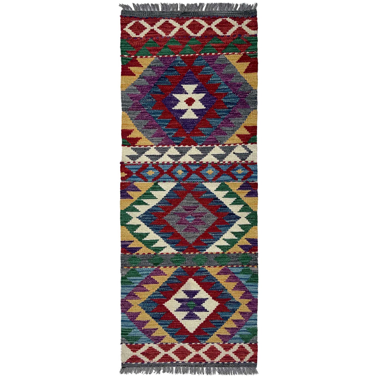 Short Chobi Kilim Runner 1' 9" x 4' 8"  ft / 53 x 143 cm - No. P37214