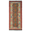 Hand Woven Wool Kelim Runner 3' 0" x 6' 10" ft / 92 x 209 cm - No. P37219